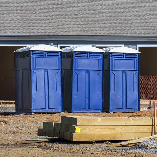 are there any restrictions on what items can be disposed of in the portable toilets in Weddington NC